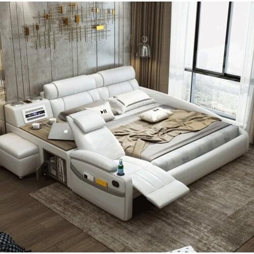 Smart bed frame camas bedroom furniture кровать двуспальная lit beds سرير muebles de dormitorio мебель bedroom set cama de casa