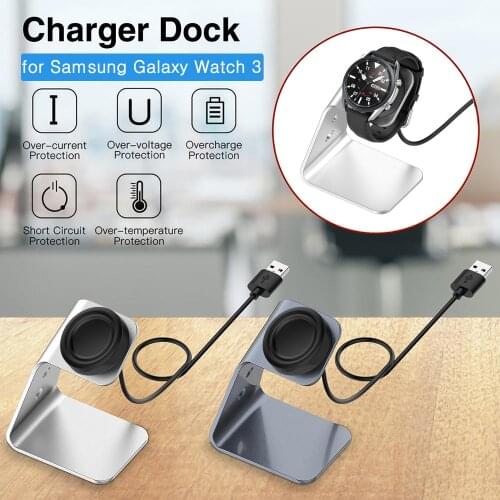 Charger Dock For Samsung Galaxy Watch 3 R850 R840 Charger Cradle Base For Samsung Galaxy Watch Active 2 Magnetic USB Adapter
