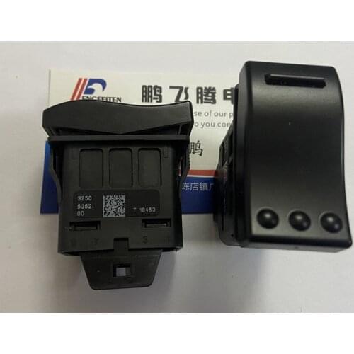 1PCS German MARQUARDT 3250.5352 Waterproof Rocker Rocker Switch 9-foot 2-gear Self-reset Car Button