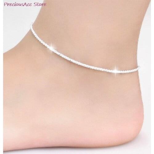1PC New Foot Jewelry For Women Trendy tornozeleira JewelryNew Plated Hemp Rope Chain Bracelet Anklet 21cm/8.66in