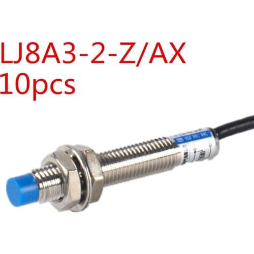 10pcs M8 2mm sensing DC 5V NPN NC LJ8A3-2-Z/AX-5V cylinder inductive proximity sensor switch LS