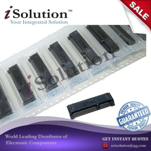 10Pcs/Lot Height 4mm/5.2mm/5.6mm/8.0mm/9.0mm MINI PCIE MINIPCIE original msata socket connector slot connector deck 52P