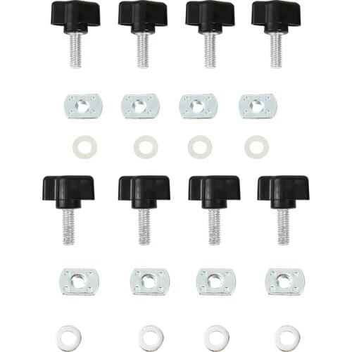 8 Sets Hardtop Quick Removal Thumb Screws for Jeep Wrangler YJ TJ JK 87-17