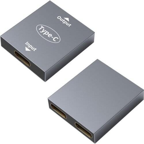 Type C Female To Female Adapter Type-C Adapter Coupler Female To 2 Female Connector Type-C Adapter