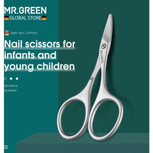 MR.GREEN Safety Nail Clippers Scissors Cutter For Newborn Baby Convenient Daily Baby Nail Shear Manicure Tool Baby Nail Scissors