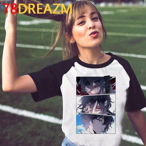 Bungou Stray Dogs summer top male graphic tees harajuku plus size harajuku kawaii t-shirt tshirt harajuku kawaii streetwear