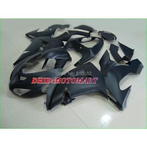 HOT!!Motorcycle Fairing kit for KAWASAKI Ninja ZX10R 2006 2007 ZX10R 06 07 Complete matte black ABS Fairings set+7 gifts SK54