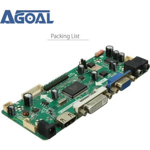 M.NT68676.2A LCD/LED Controller Board laptop refit driver board With Audio input NT68676 (UFG) VGA DVI