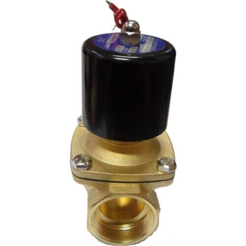Copper valve solenoid valve normally closed 2W-250-25 2W250-25 Rc1 AC220V Dc24V DC12V can choose