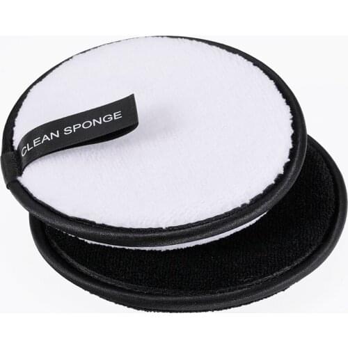 Soft Fiber Makeup Remover Puff Facial Wash Puff Double Sided Makeup Sponge Easy to Use Beauty Make Up Remover Tools