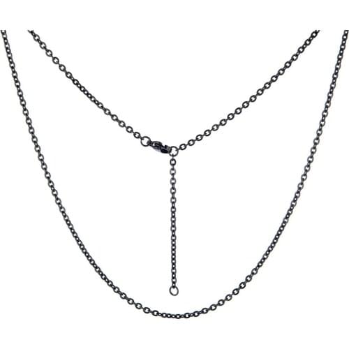 Wholesale Price Simple Stainless Steel Silver Color Different Thickness Length Body Chain Necklace Men Link Chains Jewelry