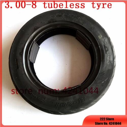 Motorcycle scooter tyre 3.00-8 3.00-8 vacuum Tubeless Tire for Gas and Electric Scooters Warehouse Vehicles Mini Motorcycle
