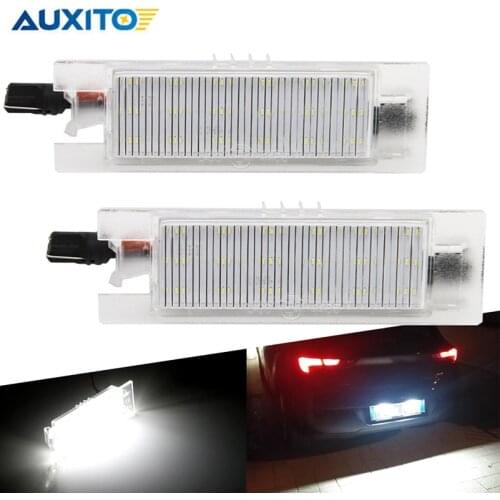 2pcs CANBUS LED License Number Lamps Plate Lights for Opel Astra H J Corsa C D Insignia Tigra B Twintop Vectra C Zafira B OPC