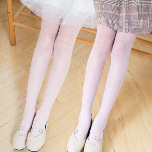 Summer thin little anti-hook silk pantyhose for children and children breathable ultra-thin leggings student dance socks