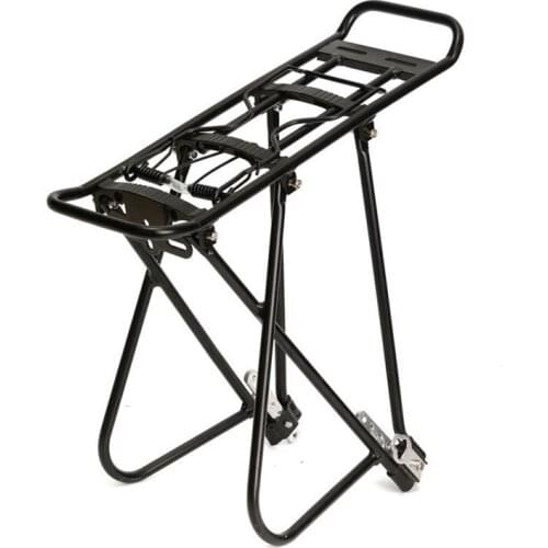 Bicycle Shelf MTB Road Bike Rear Rack Foldable Easy Use Aluminum Alloy for 24 26 28 inch 700c Bikes V Brake Cycling Accessories