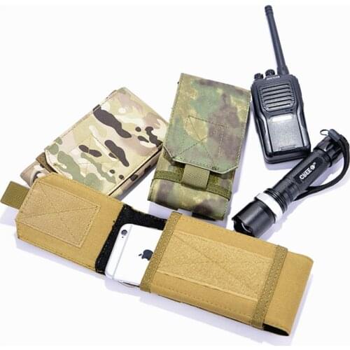 Outdoor Phone Case For Caterpillar Cat S31 Universal Military Tactical Holster Belt Bag Waist For Blackview BV9000 Pro Gretel A6