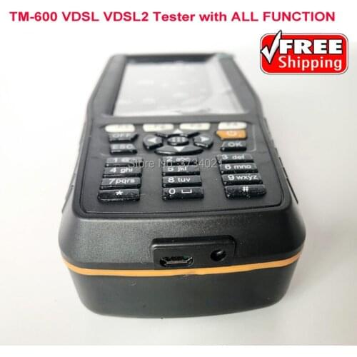 All Functions VDSL Modem VDSL2 Tester TM-600 WAN & LAN Tester xDSL Line Test Equipment with OPM+VFL+Tone Tracker+TDR TM600