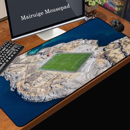 Mairuige High-quality Gaming Mouse Pad, Marine Football Field Pattern Design, Rubber Material Non-slip Laptop Keyboard Pad