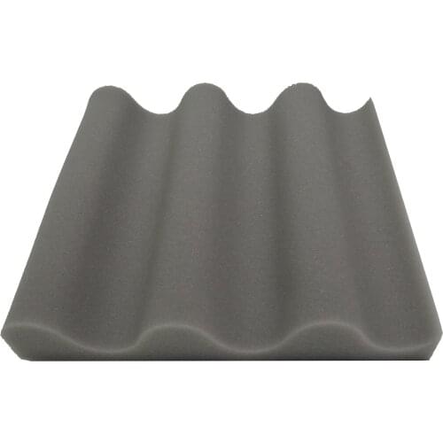 12pcs Acoustic Treatment Foam Wave Acoustic Foam Panels Soundproof Noise-Canceling Foam Board Studio Setup Interior 30*30*5cm