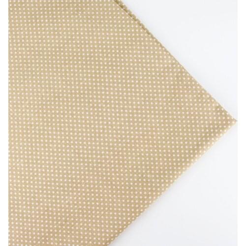 158cm x half meter brown dot Cotton Quality Quilt Fabric Tissue Bundle bunting fabric Charm Sewing Handmade Textile Cloth