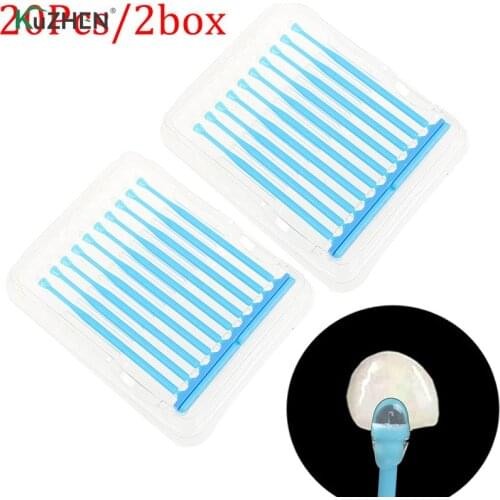 20pcs=1 Box Dental Disposable Adhesive Tip Applicator For Tooth Crown Porcelain Veneer