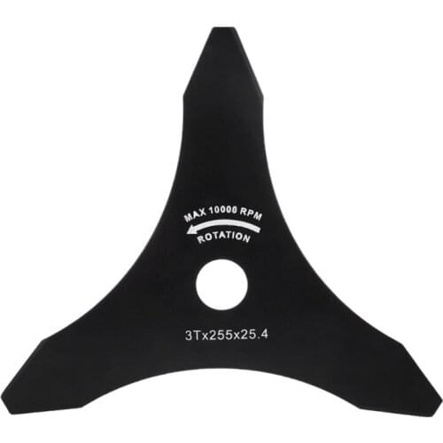 3 Teeth Brush Cutter Brushcutter Trimmer Blade Strimmer Lawn Mower Accessories Drop Ship