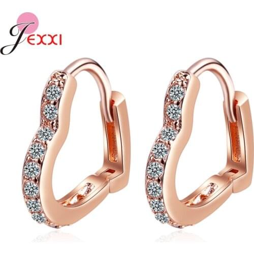 Bling Zircon Ins Breif Korean Personatity Women 925 Sterling Silver Hoop Earrings Minimalism Metal Fashion Piercing Ear Jewelry
