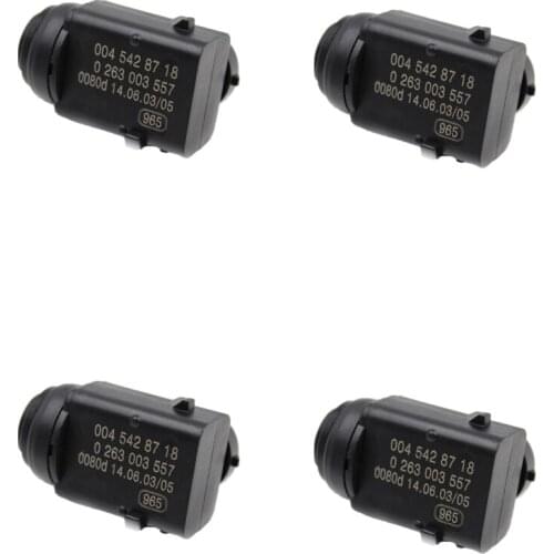 PDC Parking Sensor Parking Alarm Parking Radar 4 Pcs for Mercedes-Benz W168 W203 W210 W211 W163 W164 W251 0045428718 0015427418