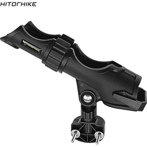 Fishing Support Rod Holder Side Port or deck port Mounting fish rod holder 360 Degree Rotatable Rod Holder With Screws For Boat