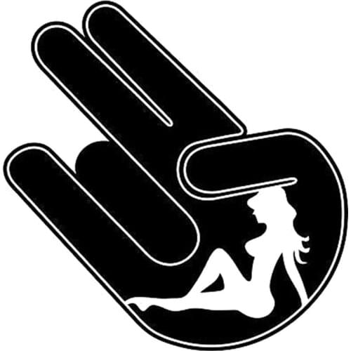 Shocker Girl Sexy JDM Vinyl Decal Sticker Truck Window