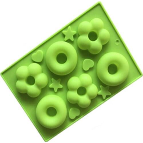 Donut mold hollow round cake mold household bread mold baking baking tray