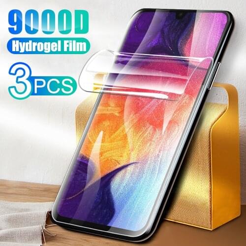 3PCS hydrogel film for samsung galaxy A50 A30 A70 A10 A20 S E screen protector for samsung A40 A60 phone films cover not glass