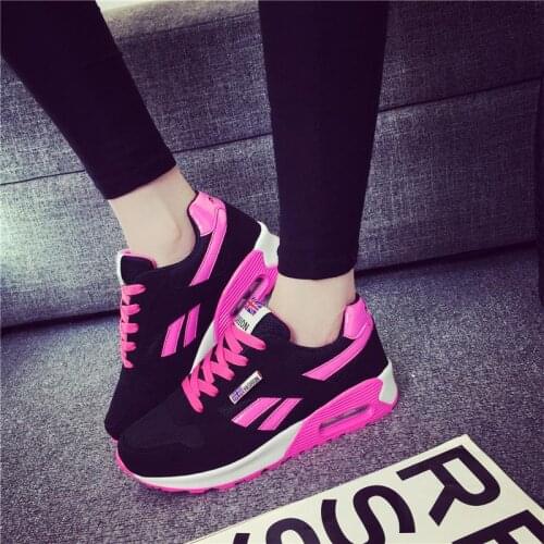 Summer Breathable Womens Sport Shoes Dames Sneakers 2020 Sports Shoes Women Basket Running Femme Black Pink Bascket Femme D-593