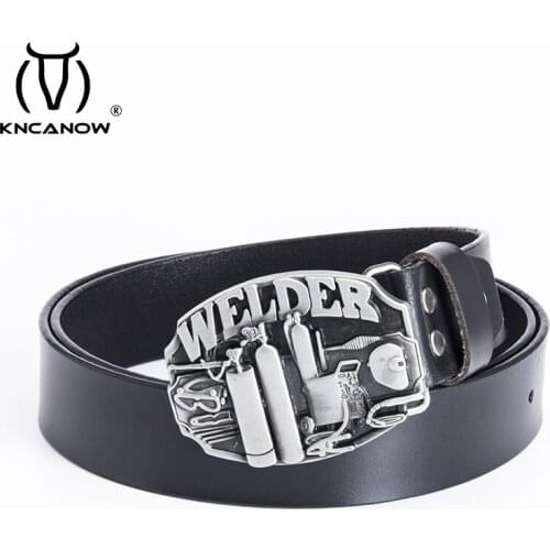 Fashion Luxury Designer Belts Men High Quality 3.8cm Wide Leather Letters Buckle Solid Welder Jeans Male Strap Cinturones Mujer