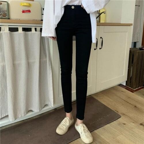 Cheap wholesale 2021 spring summer autumn new fashion casual Denim women Pants woman female OL high waisted jeans Vy0202