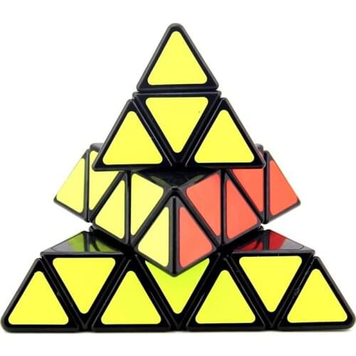 Original High Quality 4x4x4 Pyramid Magic Cube Speed Puzzle Christmas Gift Ideas Toys For Children