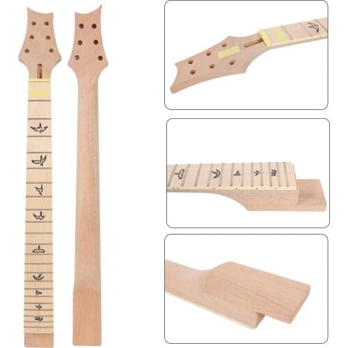 P14 22 Frets 635mm 25 Inch One Electric Guitar Neck Mahogany Wood And Maple Fingerboard