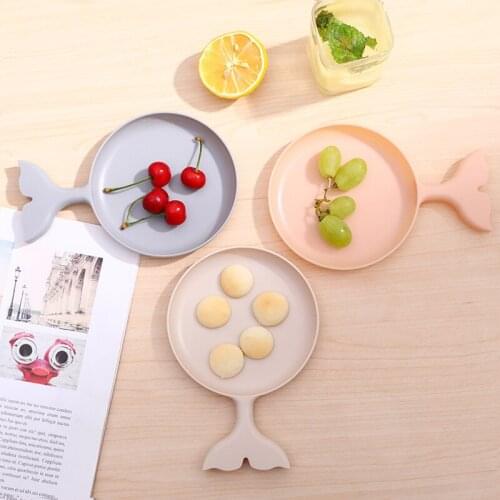 European-style Fish-shaped Creative Household Dried Fruit Plate Fruit Plate Snack Snack Plate Plastic Plate