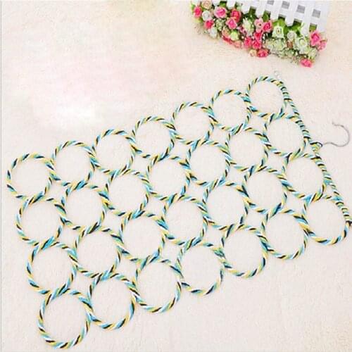 Foldable Hanger Holder Space Saving Wardrobe Closet Organizer for Socks Tie Scarf Belt Shawl ALI88