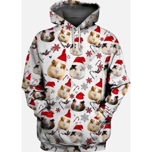 Hamster 3D Hoodies Printed Pullover Men For Women Funny Sweatshirts Fshion Christmas Sweater Drop Shipping