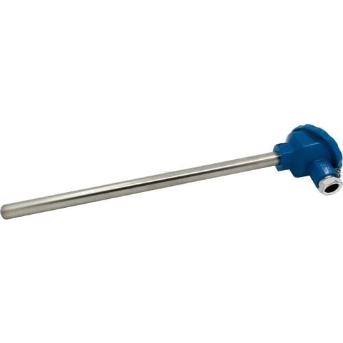 WRN-130 300mm probe armor head K type thermocouple temperature sensor long term 0-800C short term 0-1100C