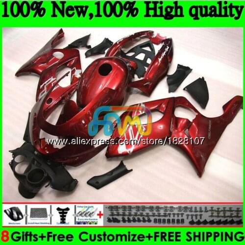 YZF 600R For YAMAHA Thundercat YZF600R 96 02 03 04 05 06 07 73BS.73 YZF-600R 2002 Dark red sale 2003 2004 2005 2006 2007 Fairing