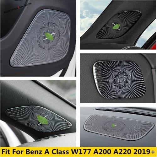 Rear / Side Door / Dashboard / Triangle Pillar A Stereo Speaker Cover Trim For Mercedes Benz A Class W177 A200 A220 2019 - 2021