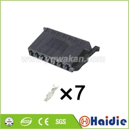 2sets 7pin Auto electric plug wire harness unsealed connector