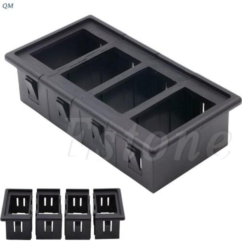 4 Gang Boat Rocker Switch Clip Panel Patrol Holder Housing For ARB Carling 13MF
