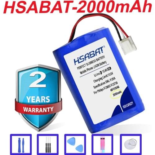 2000mAh 4IFR19/66 Battery for Philips FC8603, FC8700, FC8705, FC8710 in stock