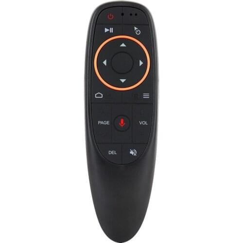 G10 Voice Control Fly Air Mouse 2.4GHz Wireless Google Microphone Remote Control IR Learning 6-axis Gyroscope for Android TV Box