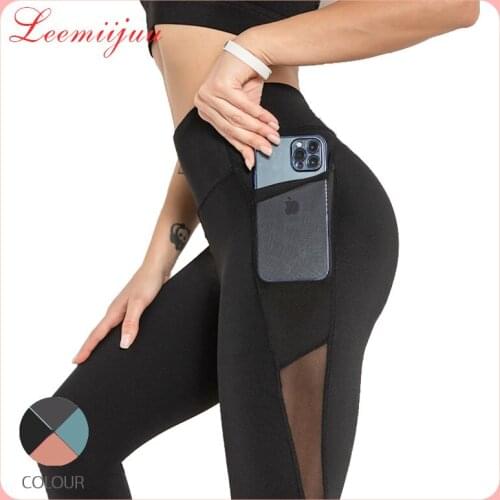 LEEMIIJUU Seamless Leggings Women Sport Yoga Pants High Waist Women Clothing Gym Workout Pants Elastic Trousers Gym Girl Tights