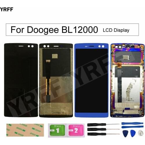 Mobile LCD Display For Doogee BL12000 LCD Display Touch Screen For Doogee BL12000 Pro LCD Display Tools 6.0''18:9 FHD