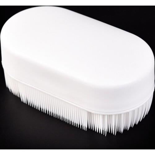 Cleaning Dust Remove Soft Nail Brush Detachable White Clean Brush For Nails/Clothes/Shoes Multiple Function PE Material Brush
